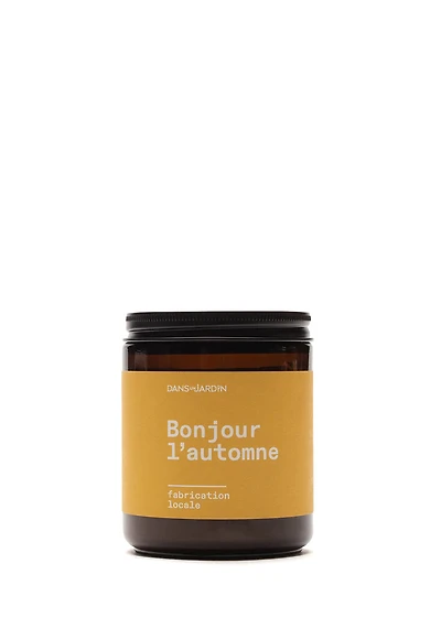 Bougie 1 mèche - BONJOUR L’AUTOMNE