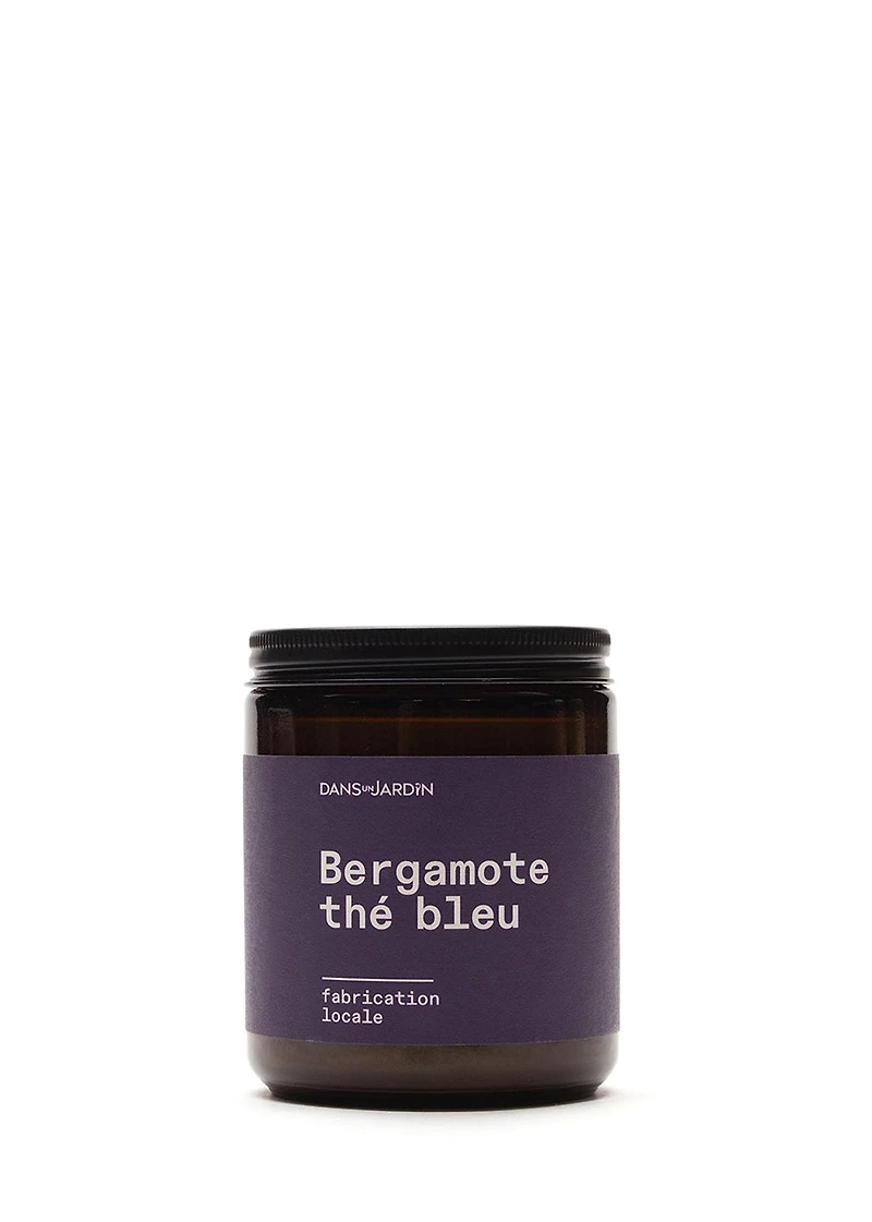 Bougie 1 mèche - BERGAMOTE THÉ BLEU
