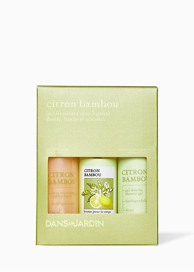 Ensemble découverte - citron bambou