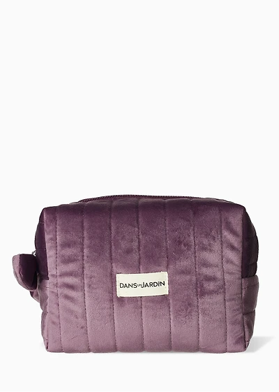 Velvet pouch - Mauve