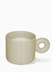 Ivory candle cup – Jasmine & narcissus
