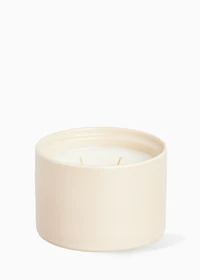 Beige candle jar - SESAME & ROASTED ALMONDS