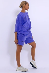 New York MC Logo Shorts - Elastic Waist, Contemporary Graphic Design, Made Korea, 100% Cotton