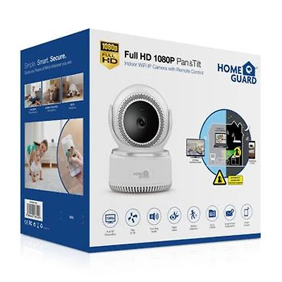 HomeGuard Full HD 1080P Pan & Tilt WI-FI Camera with Remote Control