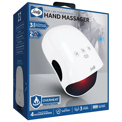 SEALY HAND MASSAGER HEAT + AIR COMPRESSION