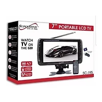 SuperSonic Rechargeable 7” portable TV