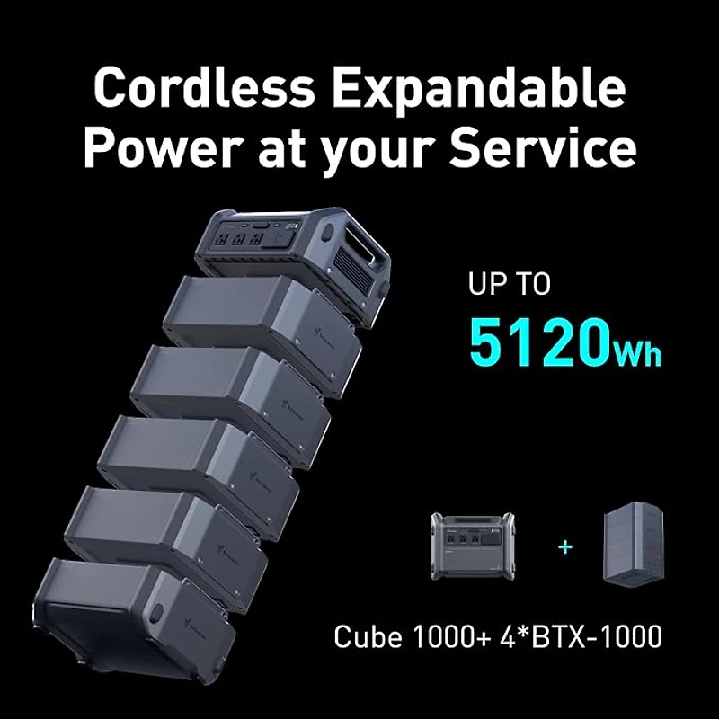 Segway Power Cube 1,000 2,200W & Solar panel 100W COMBO