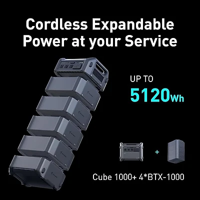 Segway Power Cube 1,000 2,200W & Solar panel 100W COMBO