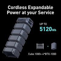 Segway Power Cube 1,000 2,200W & Solar panel 100W COMBO