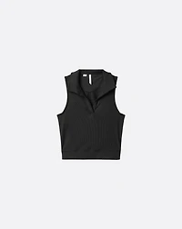 Moveknit Sleeveless Vneck Polo