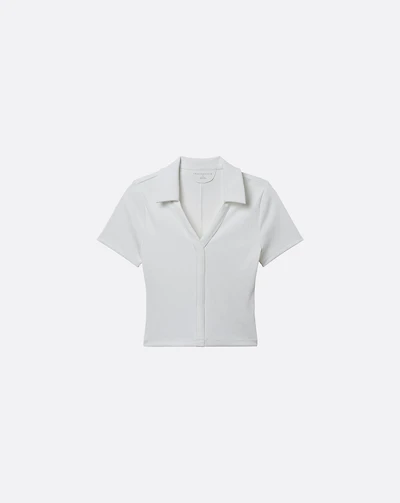 Tropical Outlook Moveknit Rib Polo