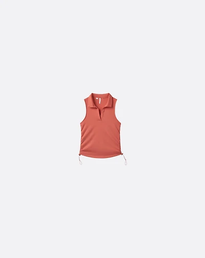 Salt Air, Don't Care Moveknit Sleeveless Polo