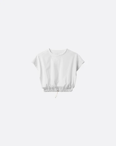 Silver Spray Tech Woven Top