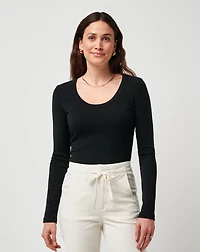 Cloud Rib Retreat Long Sleeve Top