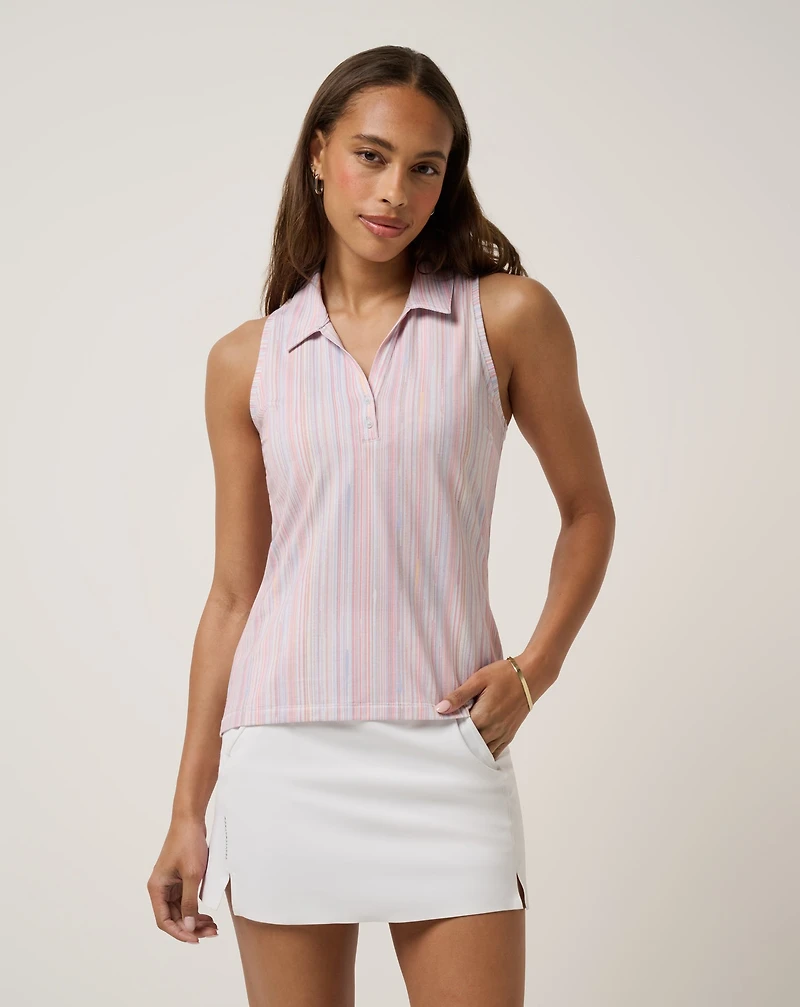 Featherweight Printed Polo