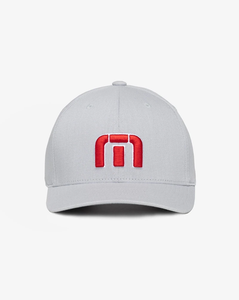 Red White Iconic Snapback Hat