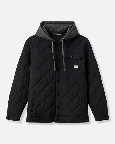 Grey Wave Full Zip Hoodie