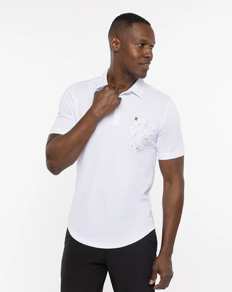 Splatter Pocket Polo