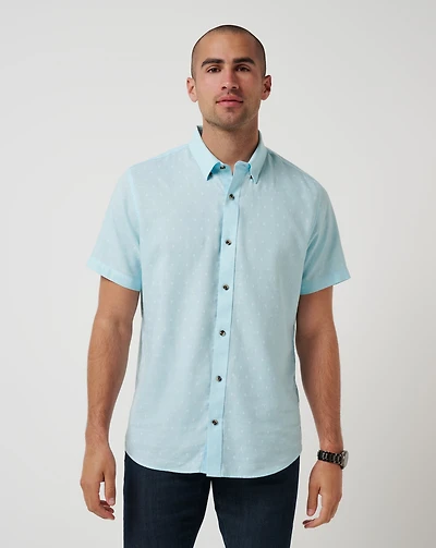 Early Check Button-Up