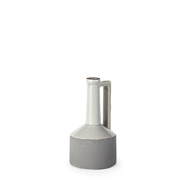 Burton Two Tone Gray Ceramic Jug Vase
