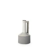 Burton Two Tone Gray Ceramic Jug Vase