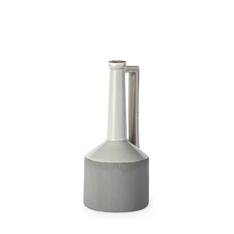 Burton Two Tone Gray Ceramic Jug Vase
