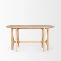 Taylin Light Brown Solid Wood Desk