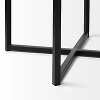 Frodo White Fabric Bar Stool