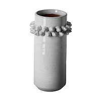 Farmhampton Large Gray Spoked Ceramic Vase