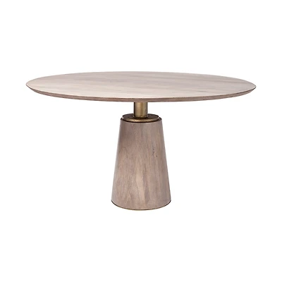 Maxwell Dining Table Light Wood Top - LAST ONE