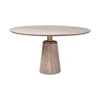 Maxwell Dining Table Light Wood Top - LAST ONE