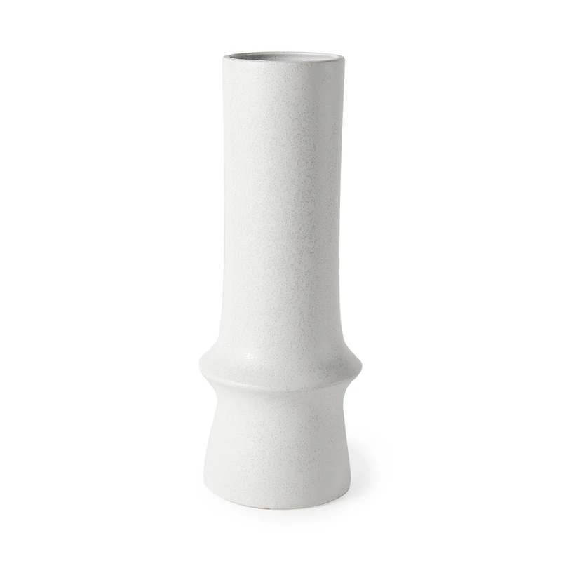 Laforge White Ceramic Vase