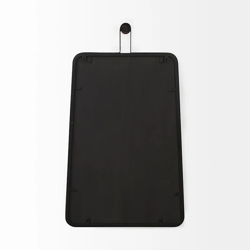 Collie II Black Wall Mirror