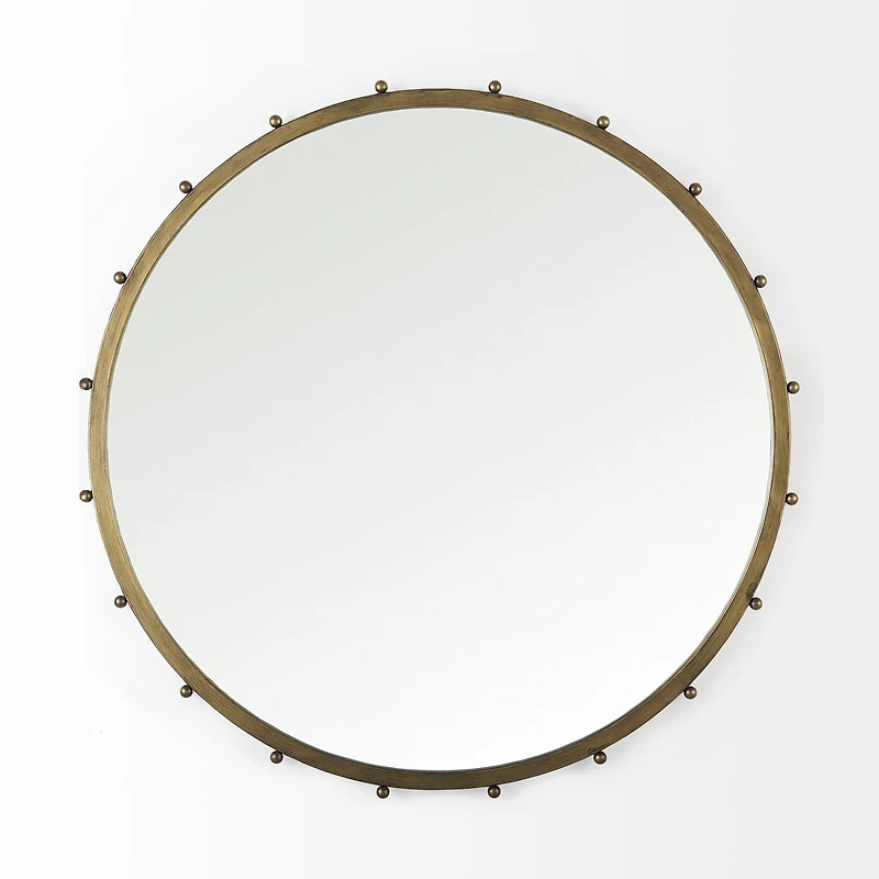 Elena III Large Gold Wall Mirror