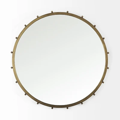 Elena III Large Gold Wall Mirror