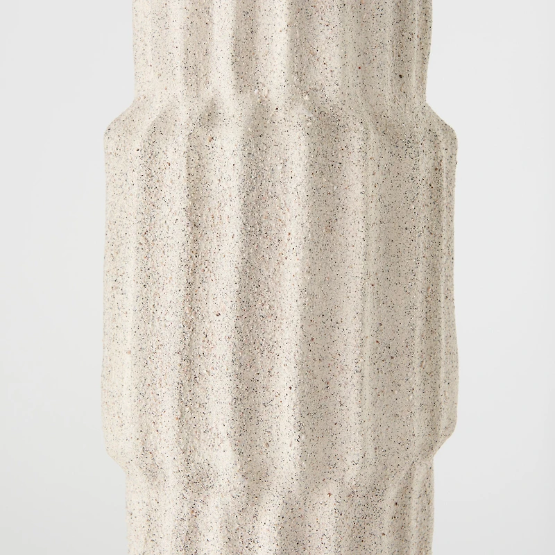 Cardon 23.0H Cream Ceramic Vase