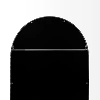 Giovanna Black Metal Frame Mirror