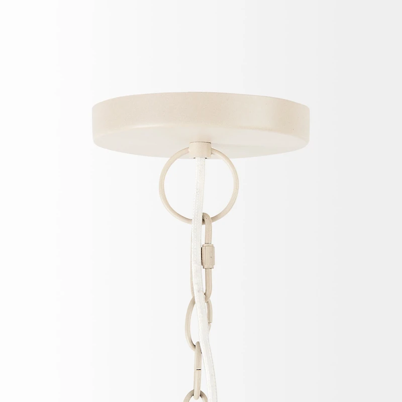 Marimba Natural Cane 6 Tier Chandelier