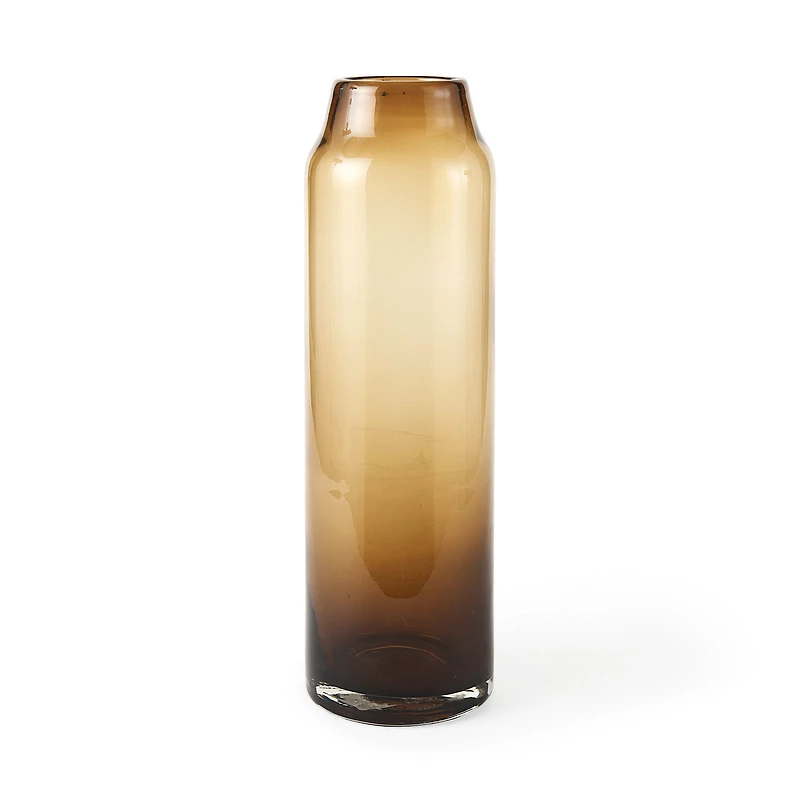 Amrita Golden Brown Glass Vase