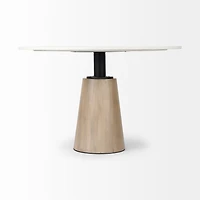 Maxwell Dining Table Light Wood Top - LAST ONE