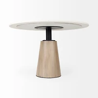 Maxwell Dining Table Light Wood Top - LAST ONE