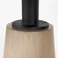 Maxwell Dining Table Light Wood Top - LAST ONE