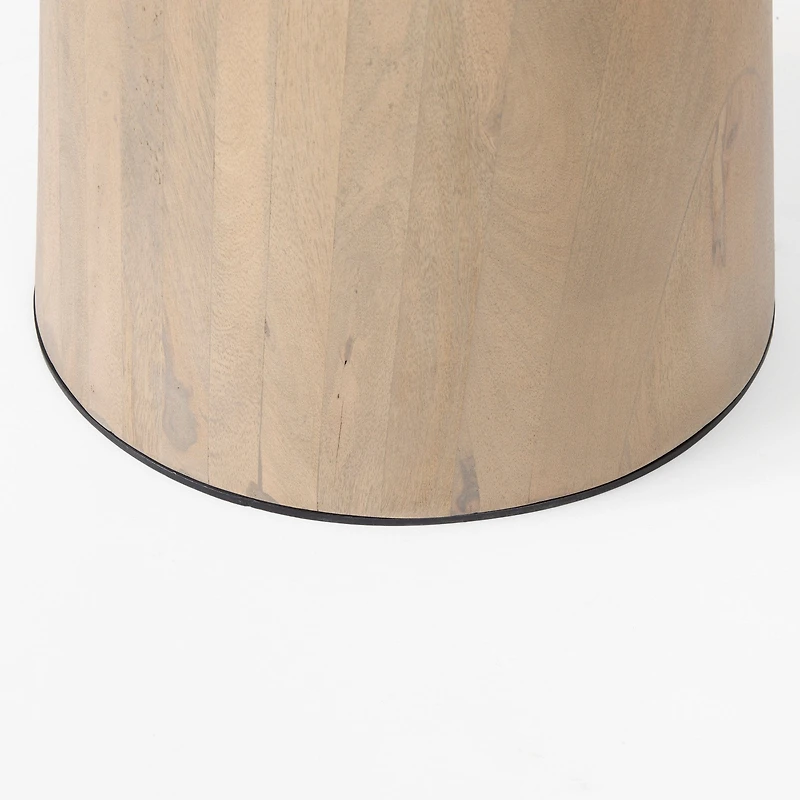 Maxwell Dining Table Light Wood Top - LAST ONE