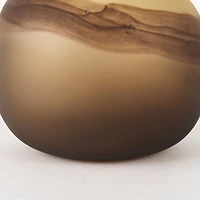 Pyla Short Yellow/Brown Vase