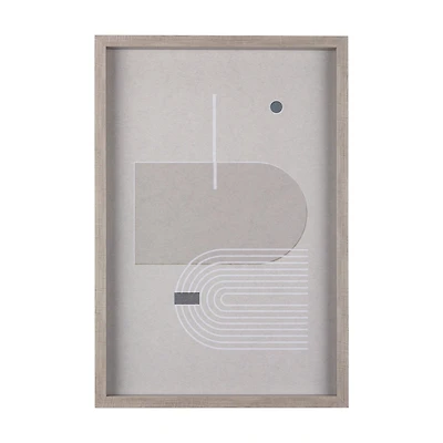 Balance III Wooden Frame Art