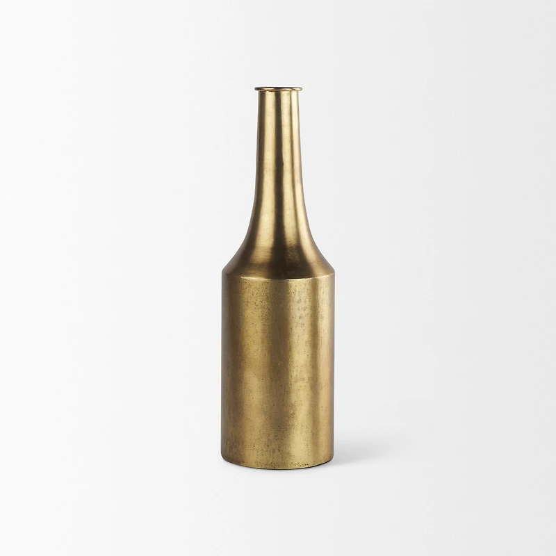 Aubrey Medium 18.0H Gold Iron Jug Vase