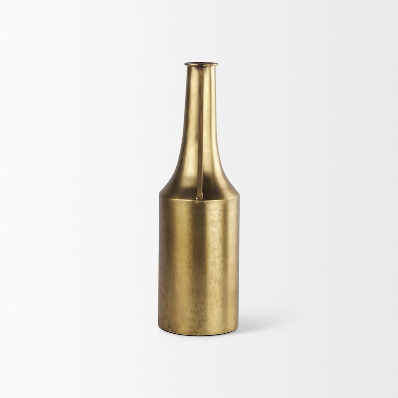 Aubrey Medium 18.0H Gold Iron Jug Vase