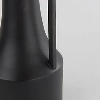 Aubrey Small 14.0H Black Iron Flower Vase