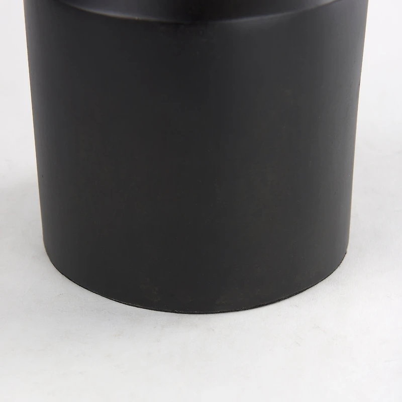 Aubrey Small 14.0H Black Iron Flower Vase
