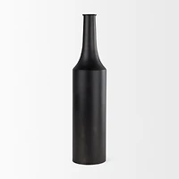 Aubrey Large 24.0H Black Iron Jug Vase